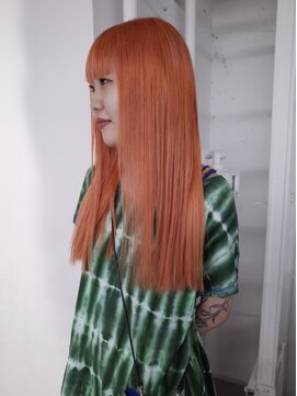 レコ 渋谷(LECO) オレンジヘア