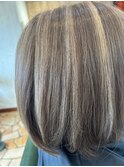 白髪ぼかしハイライト