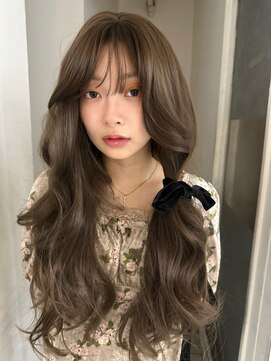 メゾンアクア 表参道(Maison ACQUA) ☆ブリーチなしダブルカラー オリーブ オリーブベージュ