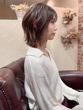 ルーリールー(Rulyru) 【京都・烏丸】肩上/ミディアム/軽め/ボブ/外ハネ  【Rulyru】
