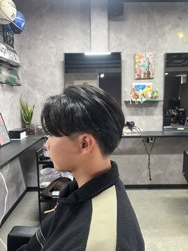 セカンド(2ND) 毛流れパーマ×センターパート