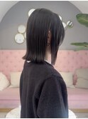 ココアベージュ/オリーブグレー/小顔/大阪/梅田/ボブ