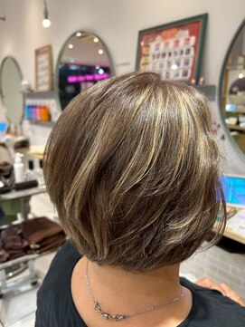 アース モード 新小岩店(EARTH/M) ハニーベージュブラウン×ショート