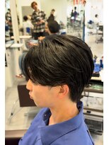 オーシャントーキョー 仙台(OCEAN TOKYO)&nbsp;フェザーショートニュアンスパーマセンターパートツーブロック