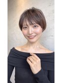 可愛さ溢れる大人マッシュショート