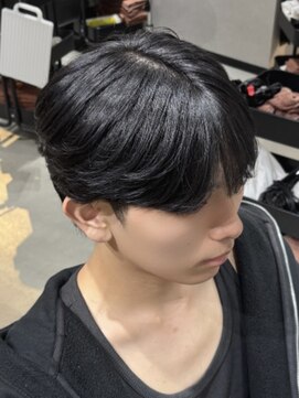 ブルニール 心斎橋(BLEUNIR) シースルーマッシュ　韓国メンズ