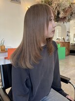 ディッセンバー 伊勢崎(December) 切りっぱなしボブ/ミニボブ/丸くないボブ/ヘーゼルベージュ