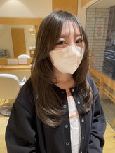 オーガニックエコ 川越(organic+eco)&nbsp;20代30代春レイヤーカット/イルミナカラーオリーブ/髪質改善
