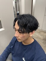 レーヴバイリコ 三軒茶屋(Reve by liko)&nbsp;ツイストスパイラルパーマ/センターパート/三軒茶屋