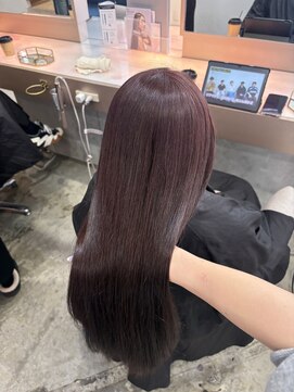 ウィクシーミミ 栄矢場町店(wixy mimi) 大人っぽカシスピンクヘア