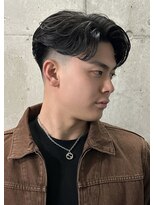 ドアベルヘアリビング(Door Bell hair Living) センターパート×ニュアンスパーマ