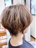 【髪を強くサラツヤ髪へ】似合わせカット＋カラー＋髪質改善トリートメント