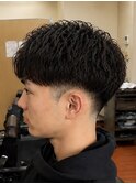 フェード×マッシュナチュラルパーマ