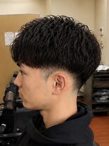 ヘアライム(hair LAIMU)&nbsp;フェード×マッシュナチュラルパーマ