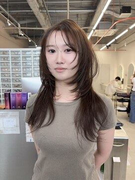 ニット(Knit) 韓国風ロングレイヤー