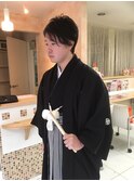 メンズも歓迎!成人式袴着付&ヘアアセット