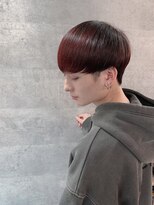 シン(syn) シルエットマッシュ レッドカラー