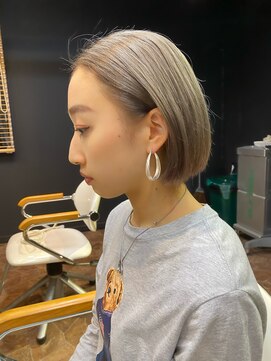 グランツ ヘアーデザイン(GLANZ HAIR DESIGN) ミルクティーベージュ。