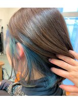 アイノア(AInoa)&nbsp;ミディアム×インナーカラー