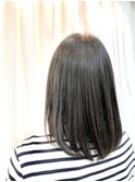 大人女性30代40代50代/髪質改善/暗めカラー/白髪染め/セミロング