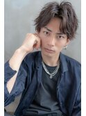 大人かわいい前髪セシルカットココアブラウンフリンジウェーブ