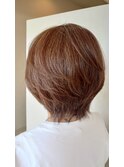 ショート×白髪ぼかし×ハイライト