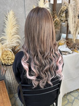 ヘアーデザインルアナ(Hair design Luana.) ブリーチカラー×シールエクステ