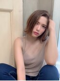 【MOCO hair natural琴似】オシャレ感カラー☆外ハネボブ