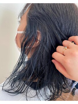 ビート(BEAT) ブルーブラック×ブルー／インナーカラー