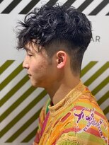 バーバーバー 四谷(BARBER-BAR)&nbsp;ツーセクションスペインカール風スタイル