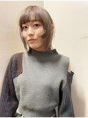 【gray beige】レイヤーボブ/グレージュ/フェイスレイヤーカット