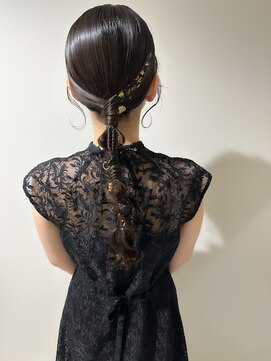 ヘアセット シャンプーアンドスパ専門店 ウルー(Uruu) 【タイトアレンジ】天神/天神駅/ヘアセット/早朝