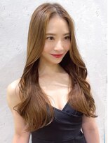 ロンドプランタン 恵比寿(Lond Printemps) ロングレイヤーカットでつくる韓国風艶髪ヘア　ベージュカラー