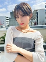 ロンドジェネルーズ 柏(Lond generous)&nbsp;【小林翼】柏ショート×白髪ぼかしハイライト【顔周り】【柏】