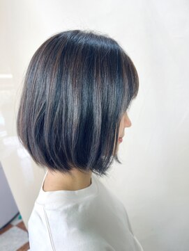 ビューティーサロン カワチ 中庄駅前店(Beauty Salon KAWACHI) 秋色オトナベージュ+ローライト