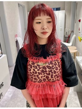 キートス(Kiitos) 今期秋、冬オススメ！レッドブラウン/顔周り/くすみレッド