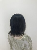 シエル 立川店(CIEL)&nbsp;【CIEL 佐藤】くびれボブ　ブルーブラック