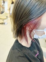 アッシュ 清瀬店(Ash)&nbsp;【イヤリングカラー】鮮やかレッドカラー　Ash清瀬　大嶋