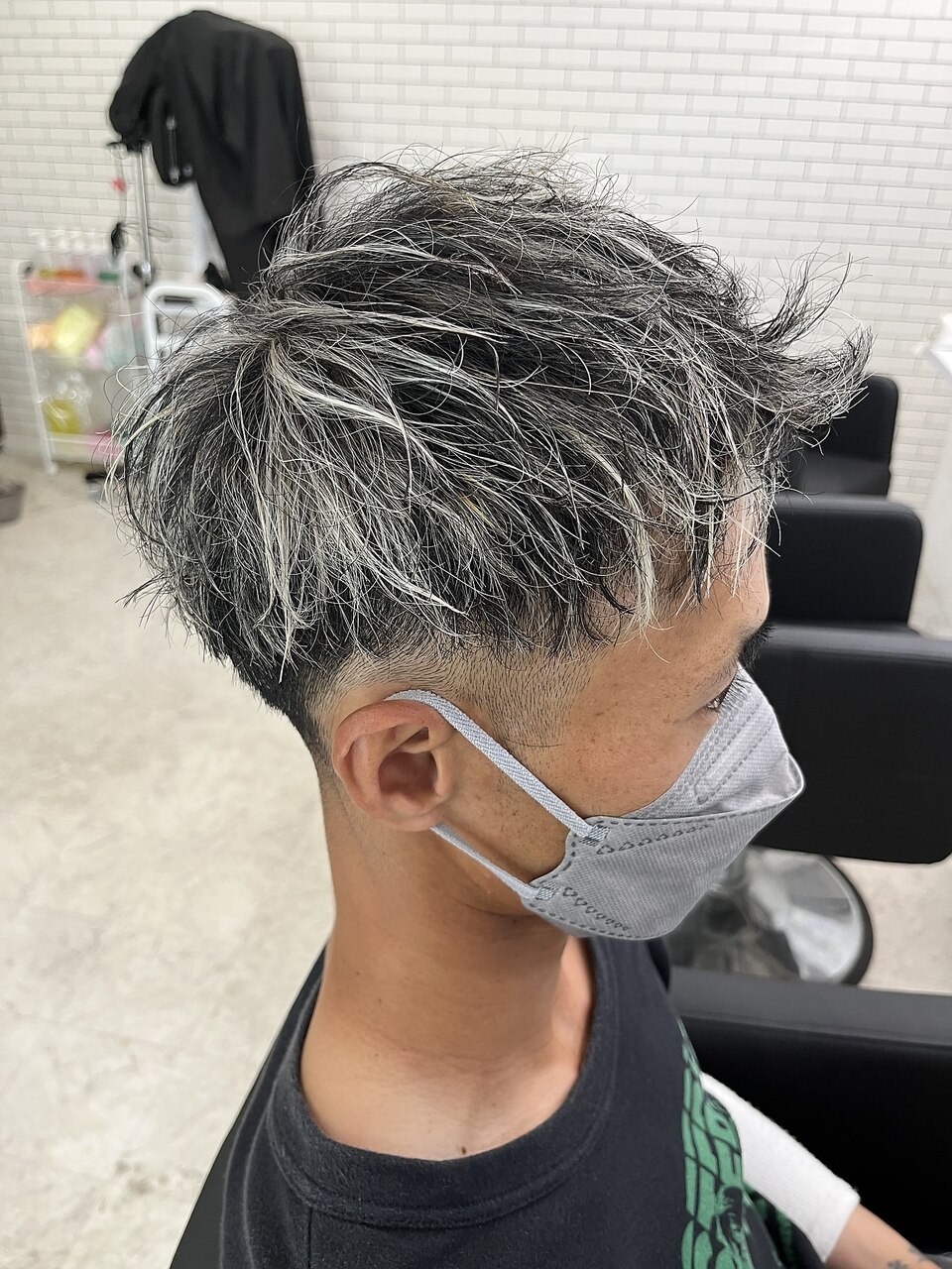 ジュニベア　シルバーメッシュ 短髪×シルバーメッシュ 和歌山 松尾優：L194236867｜プロップ(PROP)の