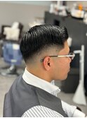 サイドパート スキンフェード 南楠葉