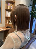 切りっぱなしボブ