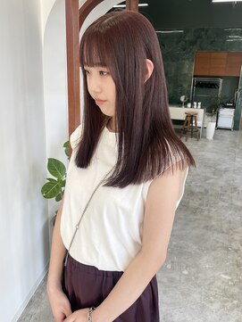 ソピ バイ インビテーション(sopi by invitation) ピンクブラウン ぱつっとカット 春カラー☆