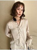 ミルクティグレージュ / ニュアンスボブ