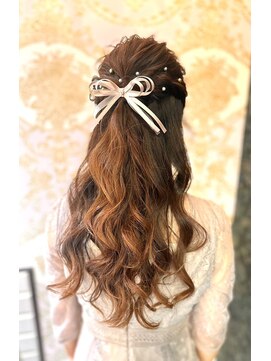 レヴェヘア rever hair ハーフアップ