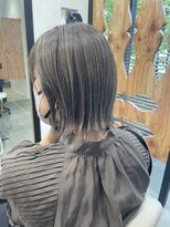 サンタフェ 柳津店(Santa'Fe)&nbsp;Santa'Fe式脱白髪染め白髪ぼかしカラー[ビフォーアフター]