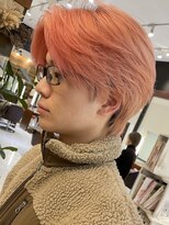 コムズアイ(COM'S/i)&nbsp;センターパートハイトーンカラーメンズウルフ