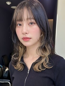 ミーム 原宿 表参道(meme) ”インナーカラー×ウルフレイヤー