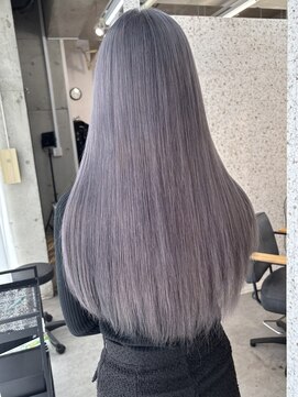 ラニヘアサロン(lani hair salon) シルバーラベンダー/ハイトーン/寒色系カラー/ロングヘア