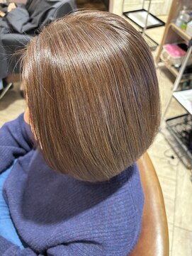 ブランシェ ヘアデザイン(BLANCHE hair design) ボブハイライトカラー