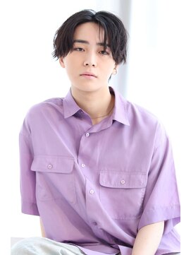 ビューティーアンドフリーハコ(Beauty&Free HACO) 暗髪×センターパートショート